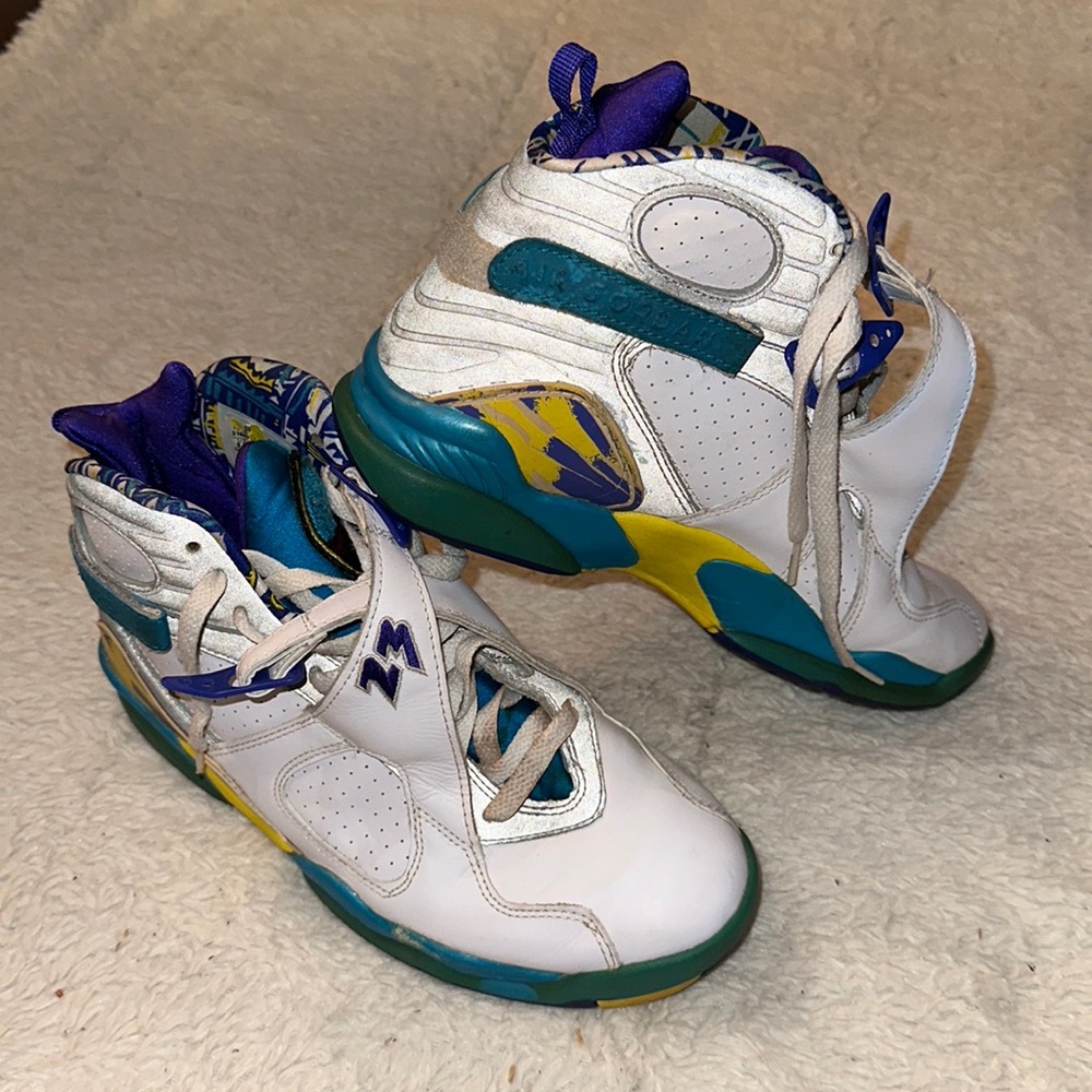 Air Jordan 8 Retro White Aqua 2007 Men’s 8.5